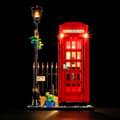 Miniatyrbild 1 av 4: Belysning till Ideas Röd telefonkiosk i London 21347 LGK649