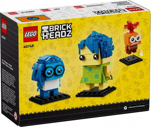 LEGO BrickHeadZ Glädje, Vemod & Ängslan 40749