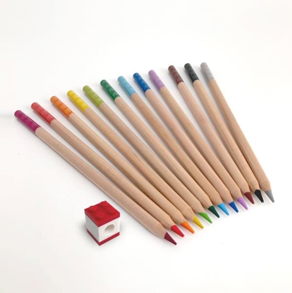 LEGO Stationery Färgpennor med klosstopp i 12-pack 5007197