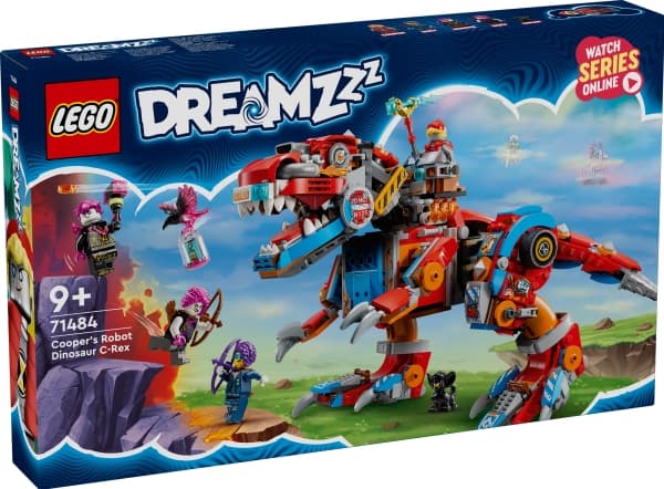 LEGO DREAMZzz 71484 Coopers robotdinosaur C-Rex