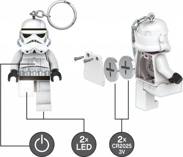 LEGO Nyckelring med lampa Stormtrooper 5007291
