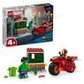 Miniatyrbild 1 av 4: LEGO Super Heroes 4+ Iron Man med motorcykel och Hulk 76287