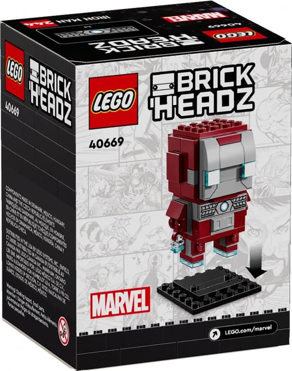 LEGO BrickHeadZ Iron Man MK5 figur 40669