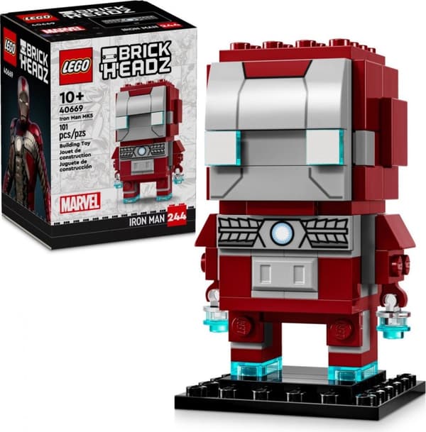 LEGO BrickHeadZ Iron Man MK5 figur 40669