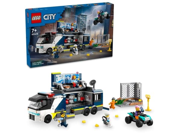 LEGO City 60418 Polisens mobila laboratoriebil