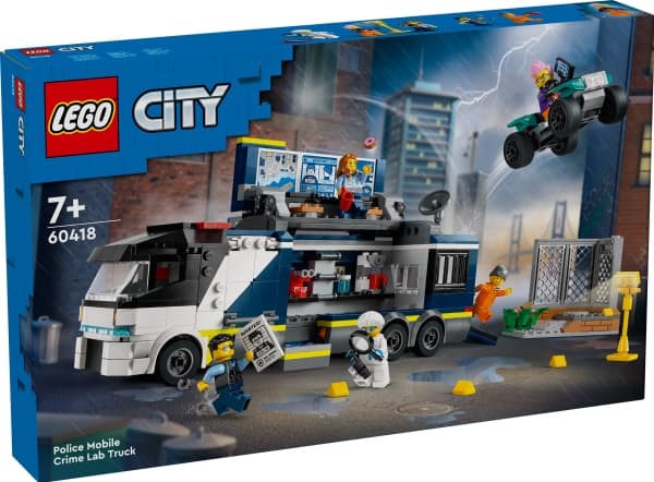 LEGO City 60418 Polisens mobila laboratoriebil