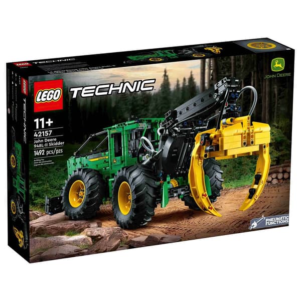 LEGO Technic John Deere 948L-II Byggsats med Fyrhjulsdrift och Mekanisk Klo