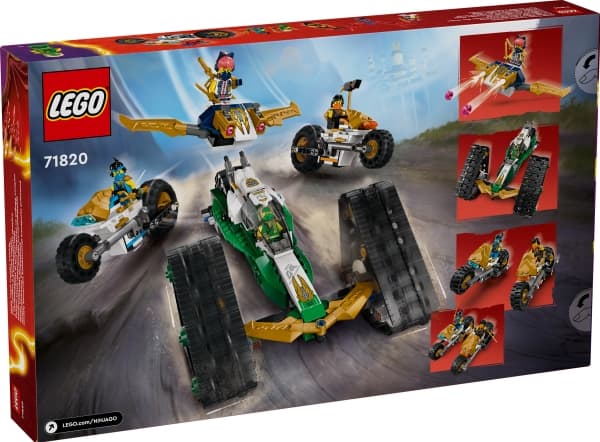 LEGO Ninjago 71820 Ninja Team Kombi ajoneuvo