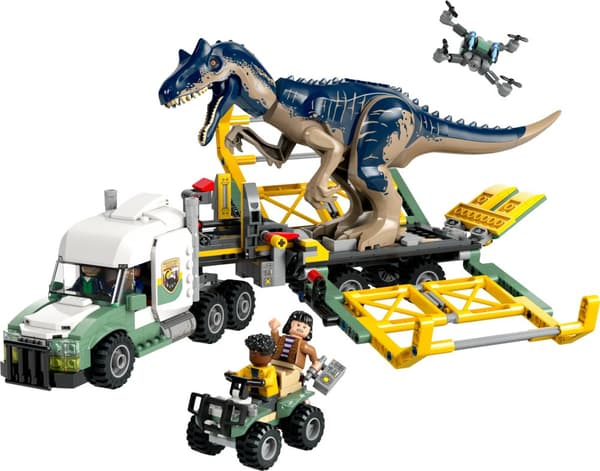 Dinosaurieuppdrag: transportbil med allosaurus LEGO® Jurassic World (76966)