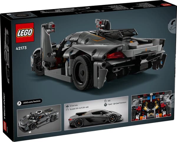 LEGO® Technic Koenigsegg Jesko Absolut grå hyperbil 42173