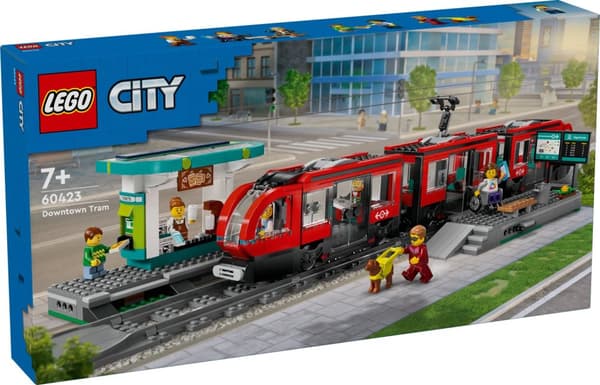LEGO® City Spårvagn och station 60423
