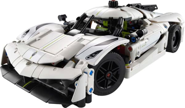 LEGO Technic Koenigsegg Jesko Absolut vit hyperbil 42184