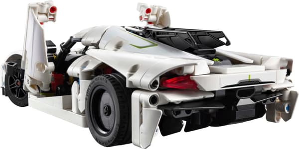 LEGO Technic Koenigsegg Jesko Absolut vit hyperbil 42184