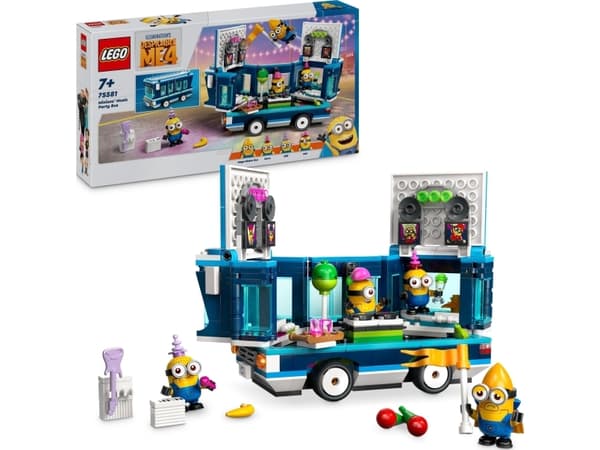 LEGO Minions Imprezowy minionków bussi (75581)