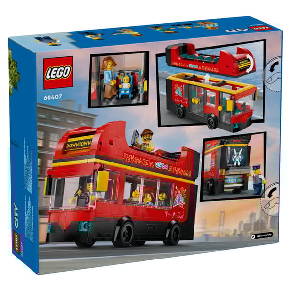LEGO City - Röd dubbeldäckare för sightseeing