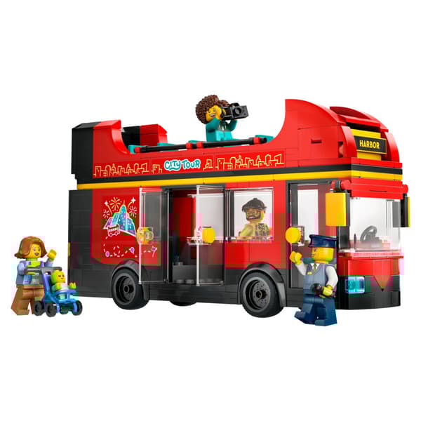 LEGO City - Röd dubbeldäckare för sightseeing