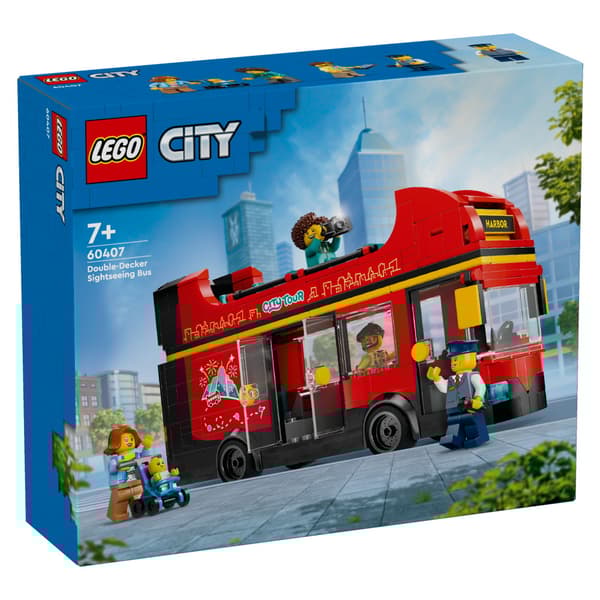LEGO City - Röd dubbeldäckare för sightseeing
