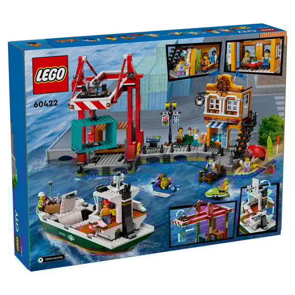 LEGO City - Kusthamn med lastfartyg