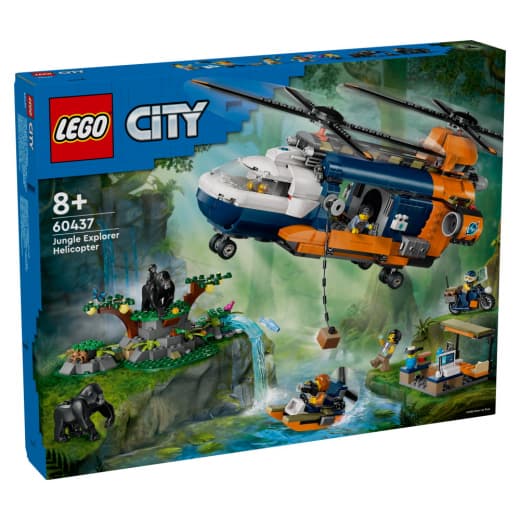 LEGO City - Djungelhelikopter och basläger