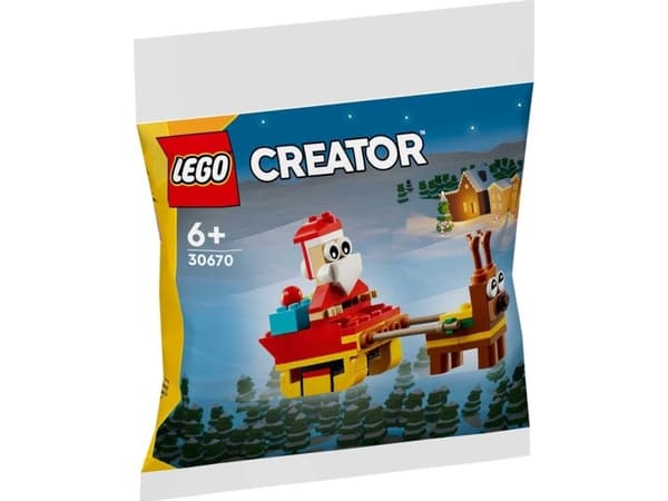 LEGO Creator Przejażdżka saniami Świętego Mikołaja (30670)