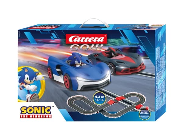 Carrera 20063520, Racingkjøretøy og banesett, Sonic the Hedgehog, 5 år, D, Flerfarget