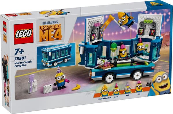 Minionernas musikpartybuss LEGO® Despicable Me (75581)