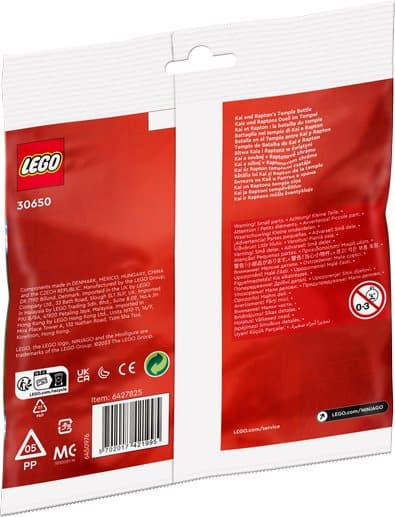 LEGO Ninjago Kai och Raptons tempelstrid 30650