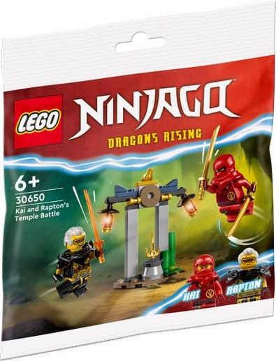 LEGO Ninjago Kai och Raptons tempelstrid 30650