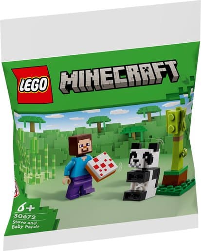 LEGO Minecraft Steve och pandaunge 30672