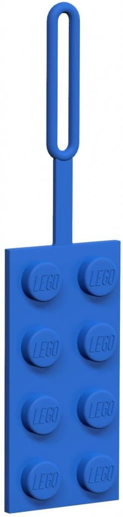 LEGO Blå 2x4 Bagagetagg 5005543