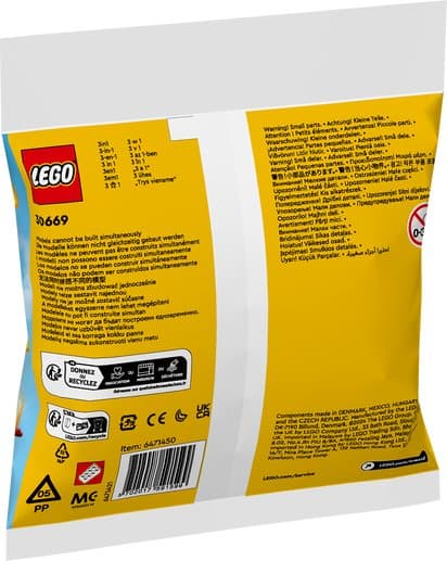 LEGO Creator Ikoniskt rött flygplan 30669