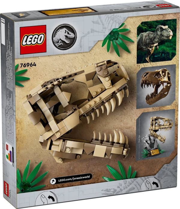 LEGO® Jurassic World Dinosauriefossiler: T. rex-skalle 76964