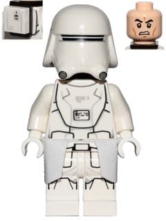 Lego Star Wars Figur First Order Snowtrooper BP med Hama BL3-5A