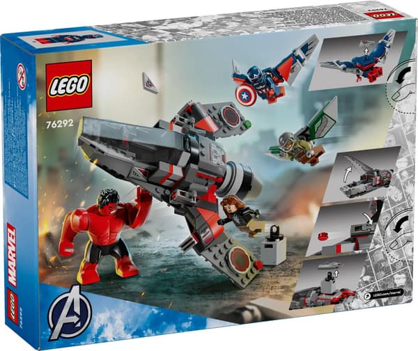 LEGO Super Heroes Marvel 76292 Captain America mot Red Hulk