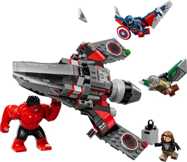 LEGO Super Heroes Marvel 76292 Captain America mot Red Hulk