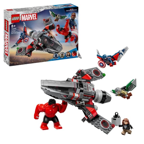 LEGO Super Heroes Marvel 76292 Captain America mot Red Hulk
