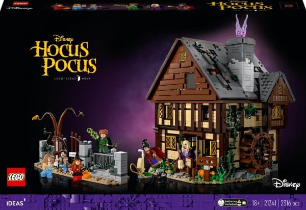 LEGO Ideas 21341 - Disneyn Hocus Pocus: Sandersonin sisarusten mökki