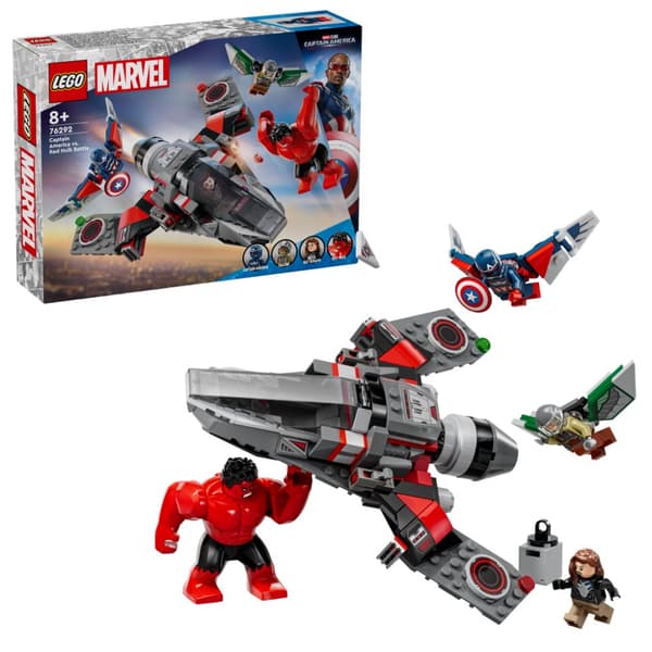 LEGO Super Heroes Captain America mot Red Hulk 76292