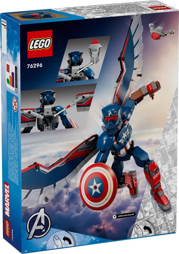 LEGO Super Heroes Byggfigur Nya Captain America 76296