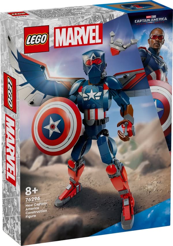 LEGO Super Heroes Byggfigur Nya Captain America 76296