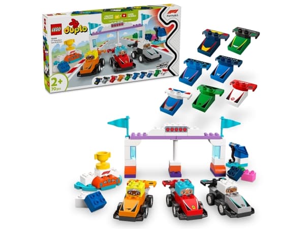 LEGO DUPLO Town 10445 F1®-tiimin kilpa-autot ja kuljettajat