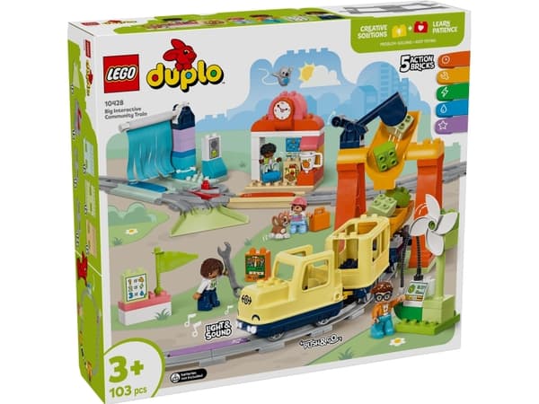LEGO Duplo 10428 Suuri interaktiivinen paikallisjuna