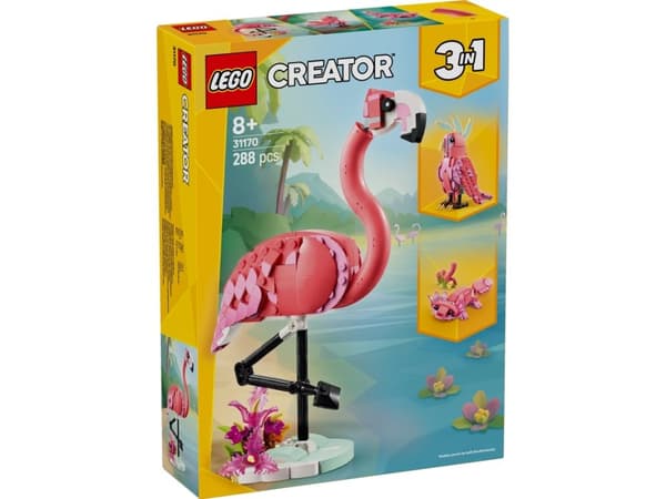 LEGO Creator 31170 Ville dyr: Rosa flamingo