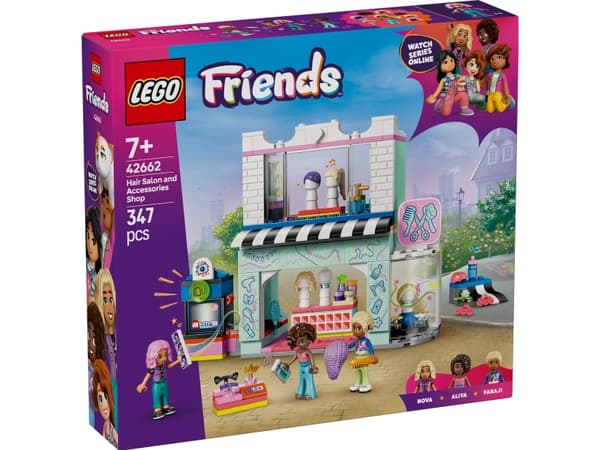 LEGO Friends 42662 Frisør og butikk med hårtilbehør