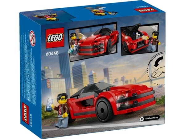 LEGO City 60448 Punainen urheiluauto