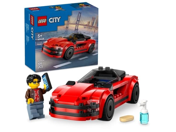 LEGO City 60448 Punainen urheiluauto