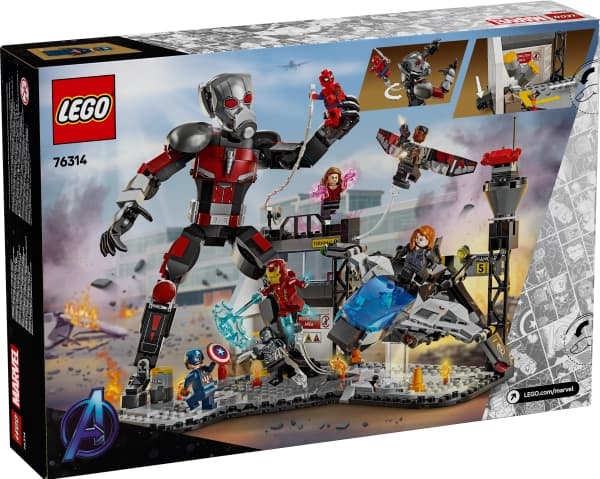 LEGO Super Heroes Marvel 76314 – Captain America: Civil War Action battle