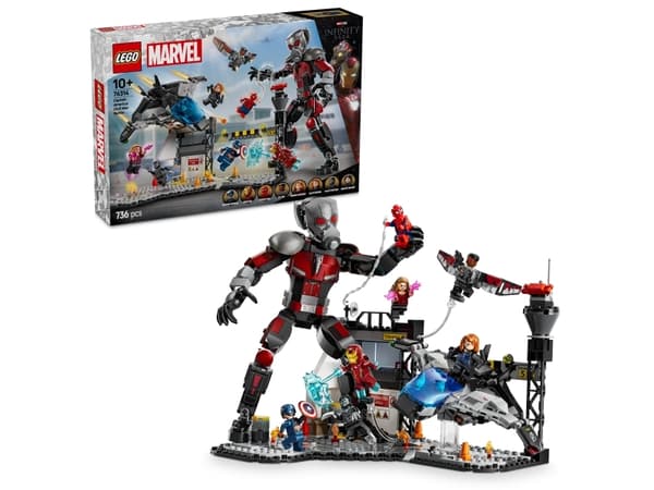 LEGO Super Heroes Marvel 76314 – Captain America: Civil War Action battle