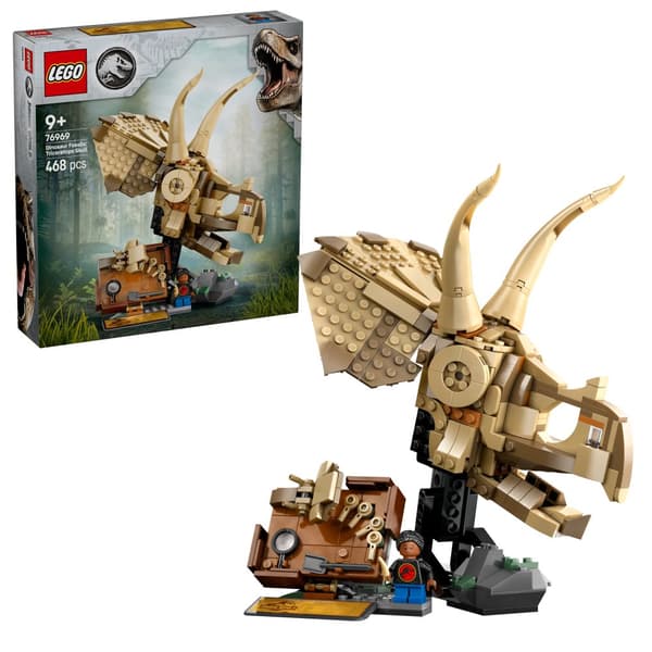 LEGO Jurassic World 76969 Dinosauriefossiler: Triceratopsskalle