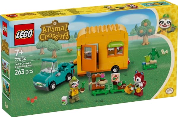 LEGO Animal Crossing 77054 Leif, asuntovaunu ja puutarhakauppa